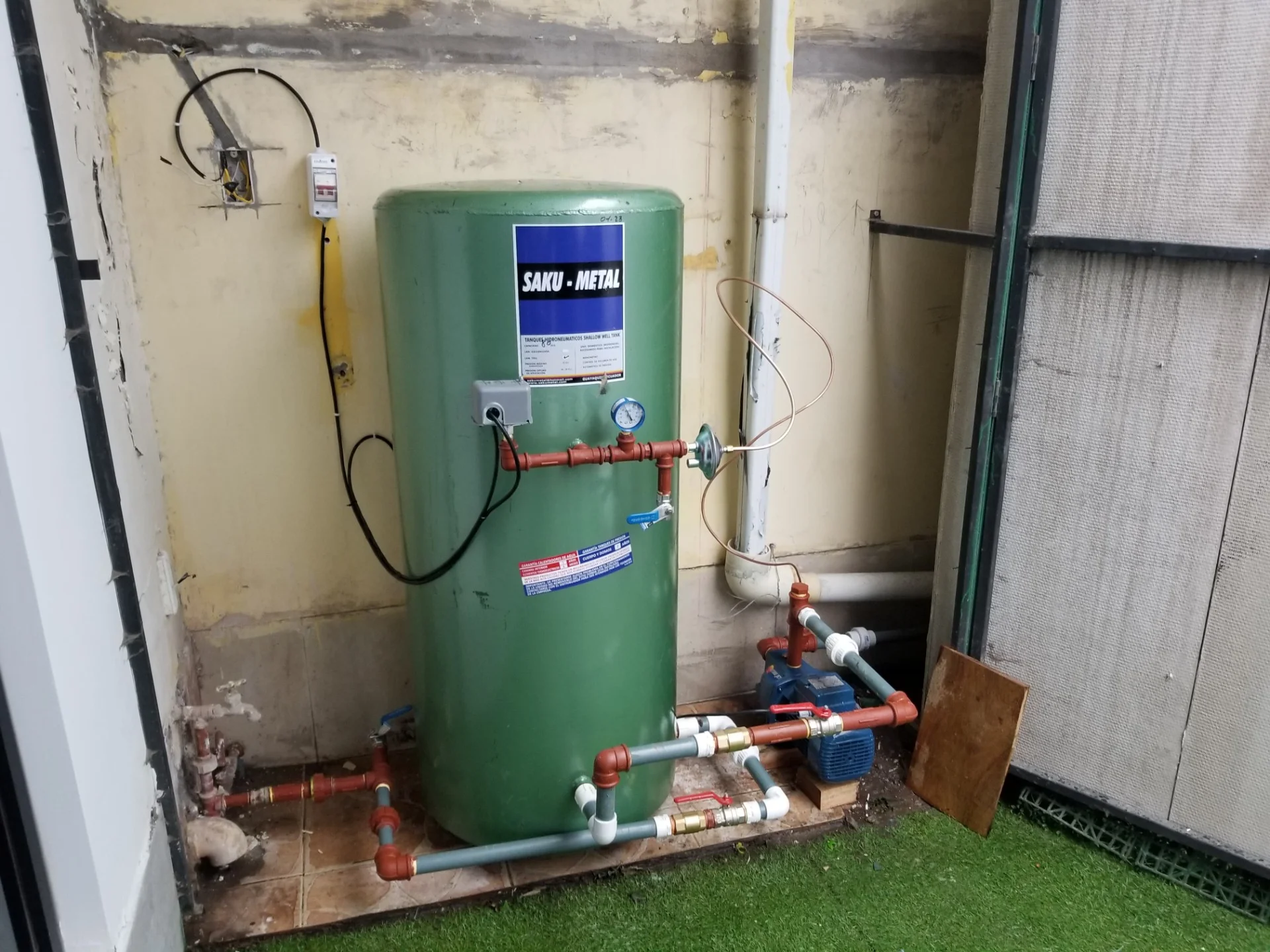 Cambio de membrana de tanque de presión en Puebla